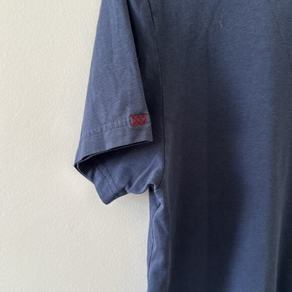 Rhone Essentials Pima Cotton Tee - Crewneck Premium Navy Blue Size M - Picture 6 of 8